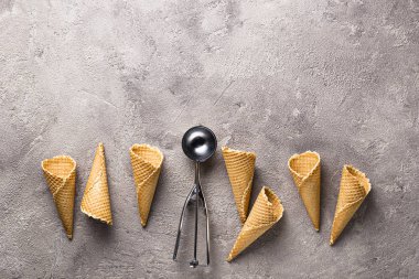 Gözleme külah dondurma için