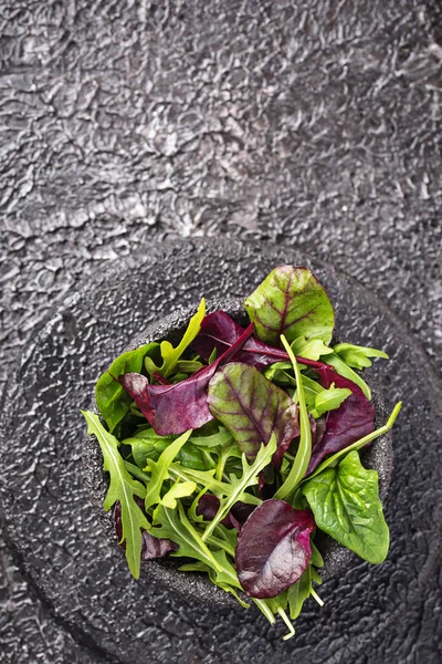 Yeşil salata karışımı yaprakları — Stok fotoğraf