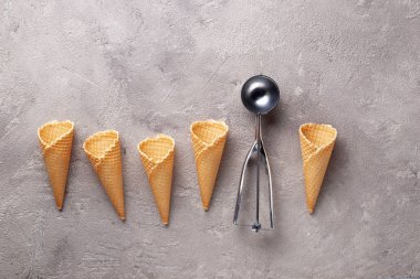 Gözleme külah dondurma için