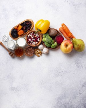 Sağlıklı bağırsak için ürünler. Gut için gıda