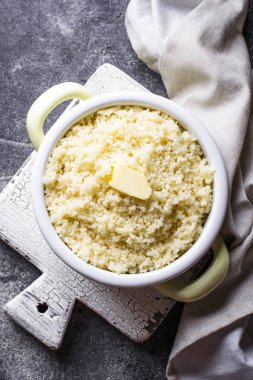 Pot tereyağı ile kuskus