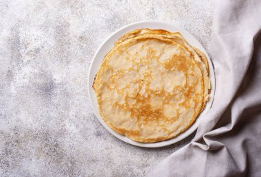 Açık arka planda krep krep