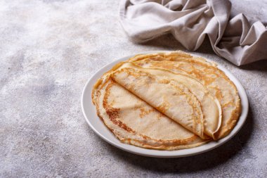 Açık arka planda krep krep