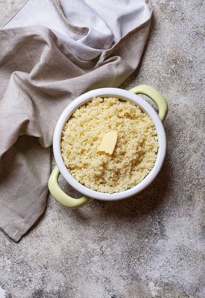 Pot tereyağı ile kuskus