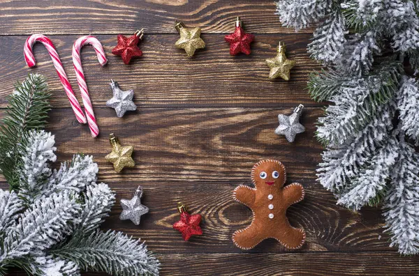 Navidad o Año Nuevo fondo festivo — Foto de Stock