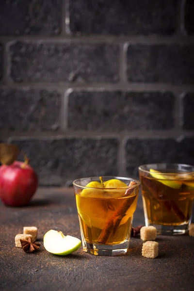 매운 사과 사이다, 가을 음료 — 스톡 사진