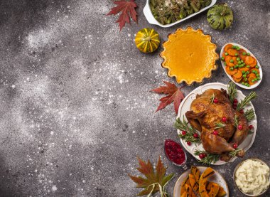 Şükran Günü geleneksel şenlik yemeği