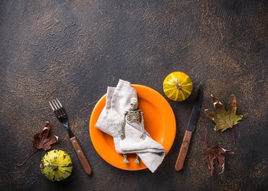 Cadılar Bayramı Balkabağı ile sofra