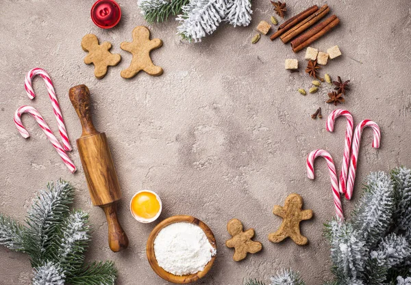 Suroviny pro pečení vánočního cukroví — Stock fotografie
