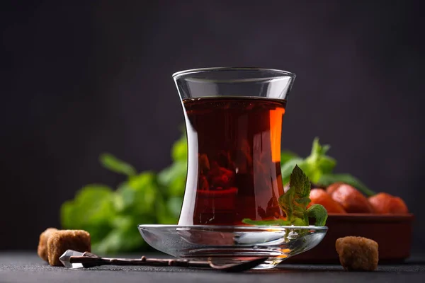 Chá turco com frutas secas — Fotografia de Stock
