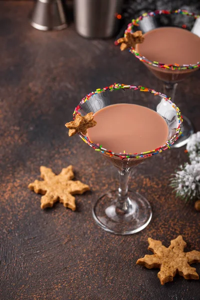 Şekerli kurabiye martinisi.