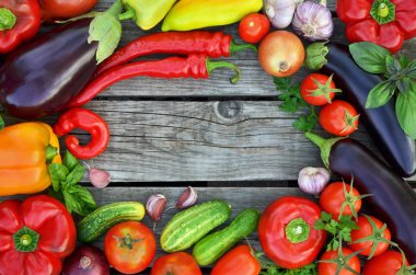 çeşitli taze sebze