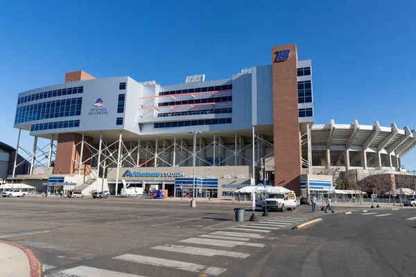 Boise Usa Boise State Üniversitesi Kampüsü Ndeki Albertsons Stadyumu — Stok fotoğraf