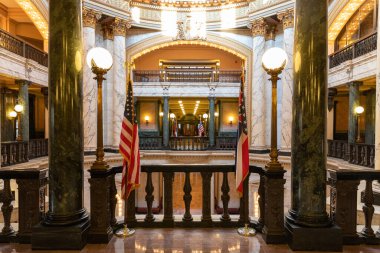 Jackson, MS / USA: Mississippi Eyalet Başkent Binasının İçi