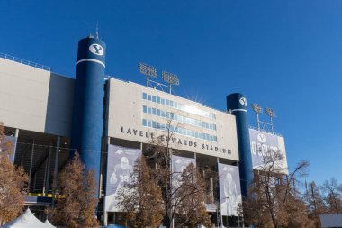 Provo, UT, ABD: Brigham Young Üniversitesi kampüsündeki Lavell Edwards Stadyumu, öncelikli olarak üniversite futbolunda kullanıldı