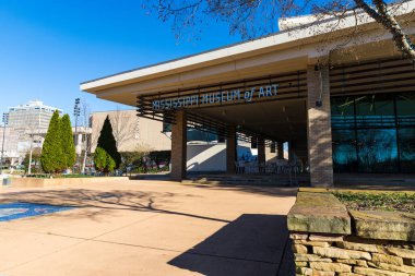 Jackson, MS / USA: Mississippi Museum of Art in Jackson, MS clipart