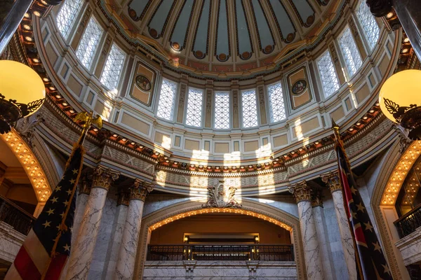Interior Del Edificio Del Capitolio Estatal Mississippi — Foto de Stock