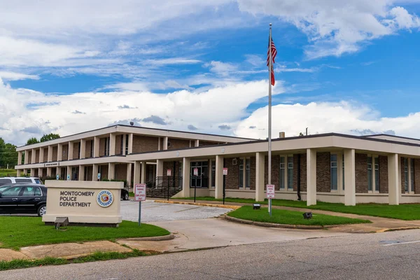 Montgomery, AL / USA - 27 Ağustos 2020: Montgomery Polis Merkezi