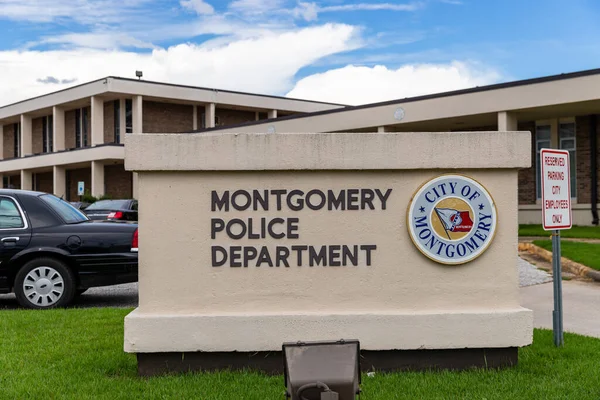 Montgomery Usa Ağustos 2020 Montgomery Polis Departmanı Binası — Stok fotoğraf