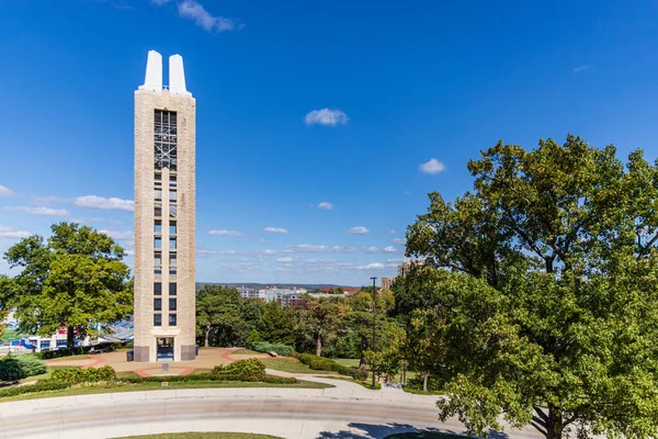 Lawrence Kansas États Unis 1Er Octobre 2020 Campanile Commémoratif Seconde — Photo