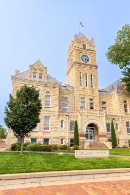 Manhattan, KS - 4 Eylül 2025: Riley Adliyesi