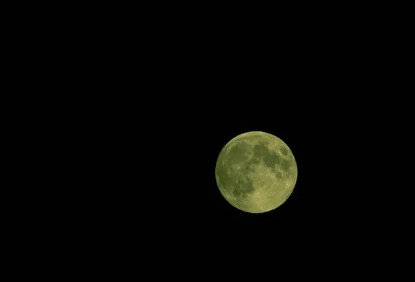 Moon Black Background Landscape — Stock Photo, Image