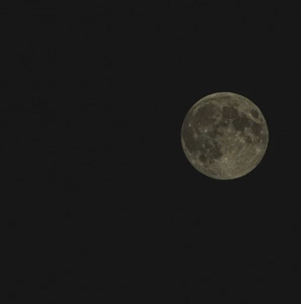 Moon Black Background Landscape — Stock Photo, Image