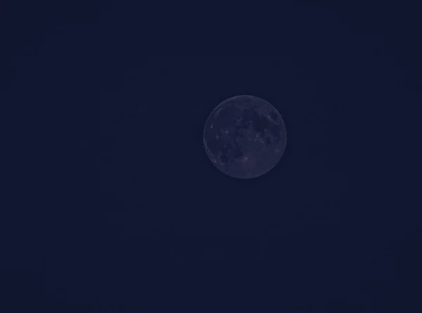 Moon Black Background Landscape — Stock Photo, Image