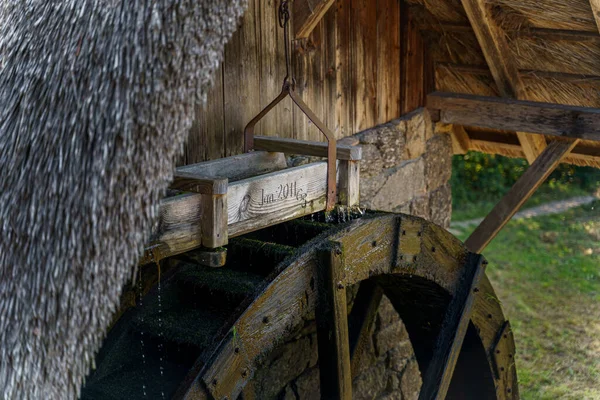 Oude Traditionele Watermolen Straubenhoefmuehle Sasbachwalden Zwarte Woud Duitsland — Stockfoto