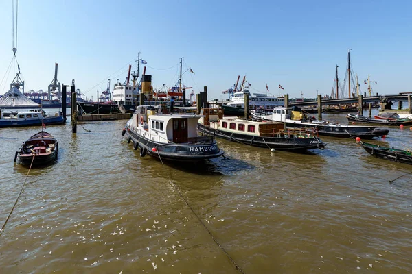 Vue Panoramique Port Musée Oevelgoenne Sur Elbe Hambourg Allemagne — Photo