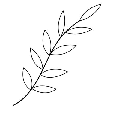 Tropikal el çizimi vektör çizimi. Egzotik bitki, siyah mürekkep çizimleri. Web sitesi ve mobil tasarım için çiçek tasarımı taslağı. Renklendirme için tek renkli çiçekli kartpostal tasarımı ögeleri