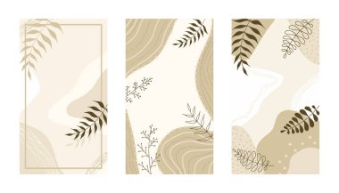 Sosyal medya afişi için arka planlar. Instagram hikayeleri ve şablonlar. Vektör kapağı. Kişisel blog ya da alışveriş için hazırlan. Terfi planı. Facebook hikayeleri maketi. Reklam tasarımı