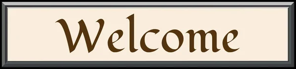 Welcome Message Vector Art Reopening Cafe Restaurant Pizzeria Bistro Bar — Stock Vector