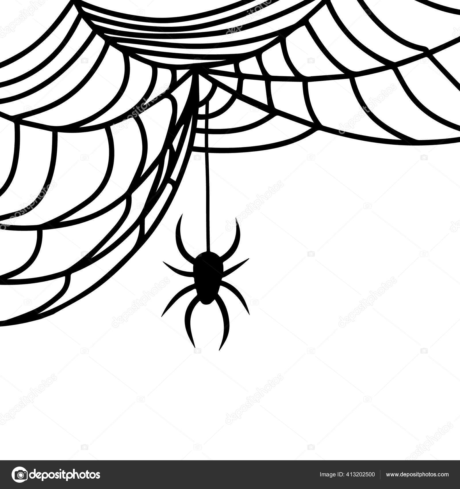 Aufkleber Spinne Netz Spinnennetz 