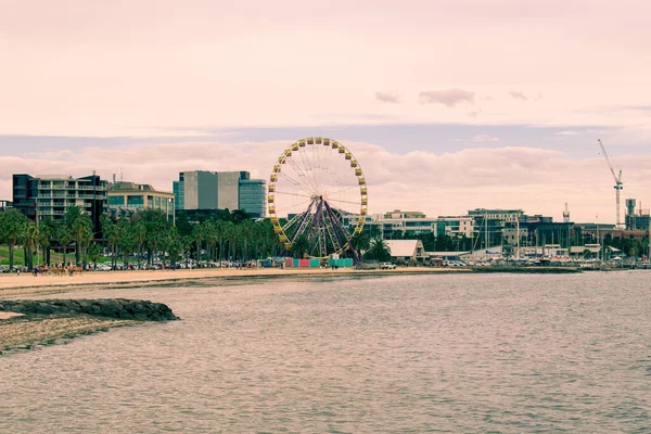 Geelong Victoria 2019 Landscape View Geelong Waterfront Victoria Australia Geelong — Stock Photo, Image