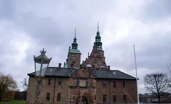 Middeleeuws Kasteel Oude Stad — Stockfoto