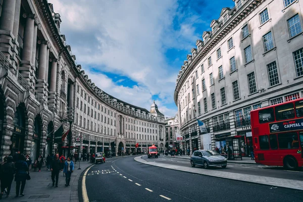 London 2019 Busy Street London — стокове фото