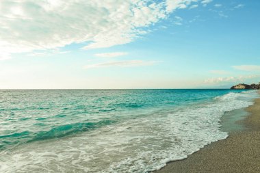 Kathisma Sahili, Lefkada Adası, Yunanistan. Kathisma Sahili bunlardan biri. 