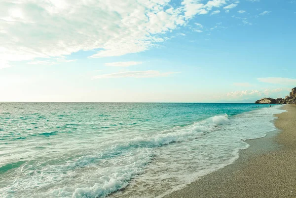 Kathisma Sahili, Lefkada Adası, Yunanistan. Kathisma Sahili bunlardan biri. 