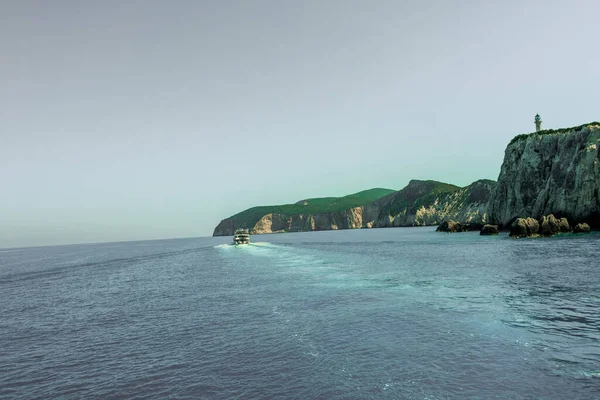 Amazing Turquoise Sea Beautiful Beaches Lefkada Island — Stock Photo, Image
