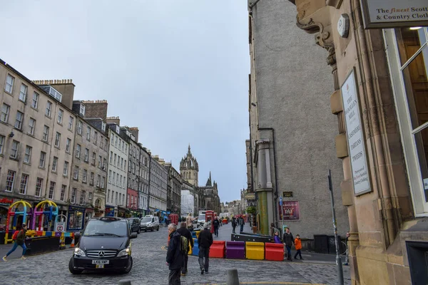 Edinburgh Scotland 2018 Streets Most Iconic Cityy — стоковое фото