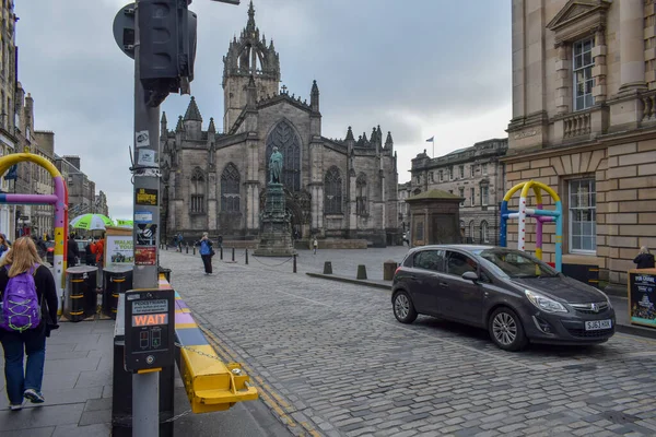 Edinburgh Scotland 2018 Streets Most Iconic City — стоковое фото