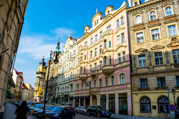 View of old historic buildings in Vienna, Austria