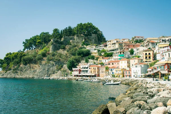 Yunanistan Parga Kentinde Mimari — Stok fotoğraf