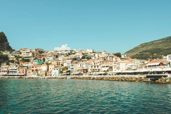 Yunanistan Parga Kentinde Mimari — Stok fotoğraf