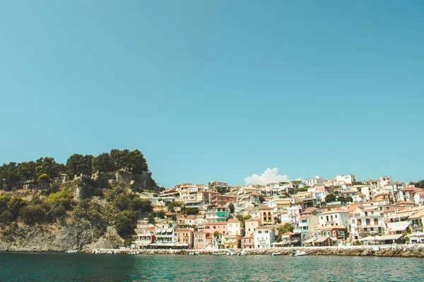 Yunanistan Parga Kentinde Mimari — Stok fotoğraf