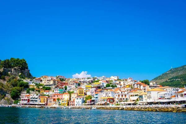 Yunanistan Parga Kentinde Mimari — Stok fotoğraf