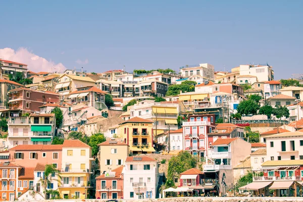 Yunanistan Parga Kentinde Mimari — Stok fotoğraf