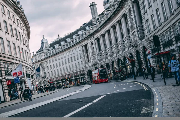 Londres Royaume Uni 2019 Rues Animées Londres Bondées Gens Bonnes — Photo