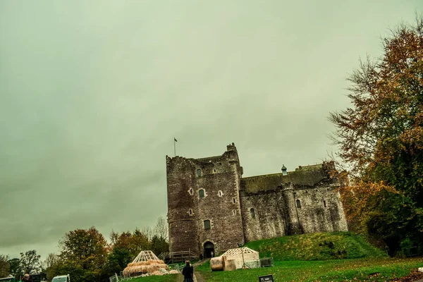 Doune Castle Skócia Egy Középkori Erőd Amit Herceg Épített — Stock Fotó